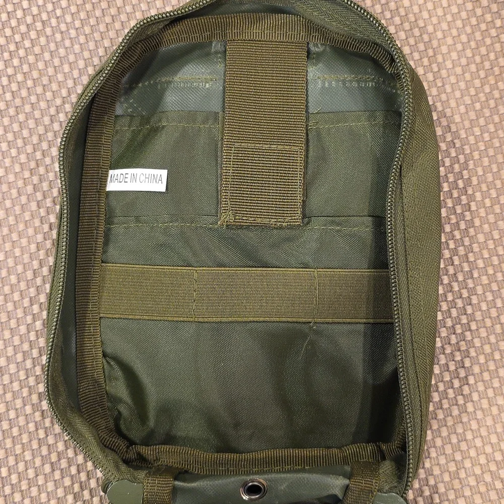 Olive Green Tactical Men's Bag